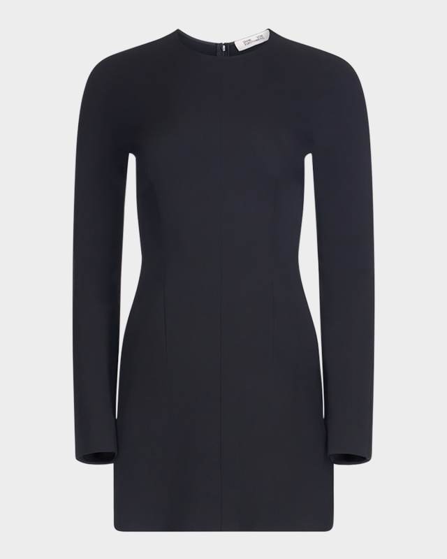 Sloane Seamed A-Line Mini Dress
